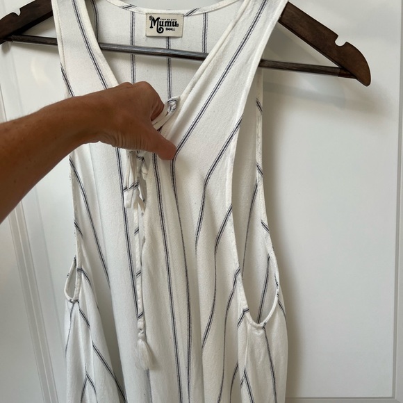 Free People Show Me Your Mumu Rancho Mirage Striped Lace Up Dress - Picture 5 of 7